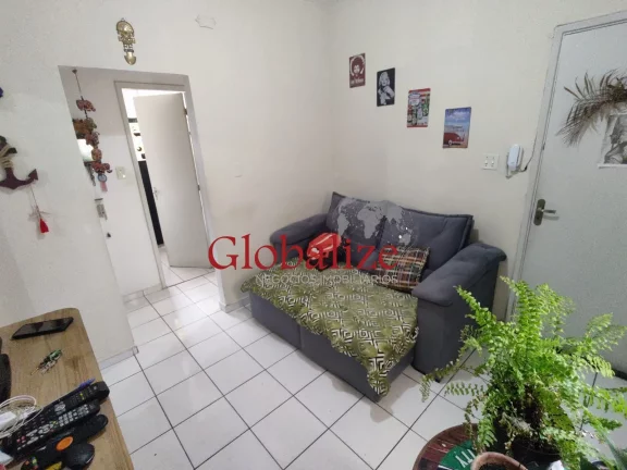 Imagem Lindíssimo apartamento de 2 dormitórios com garagem coletiva e bicicletário no coração do Gonzaga em Santos São Paulo por R$.350.000,00 !