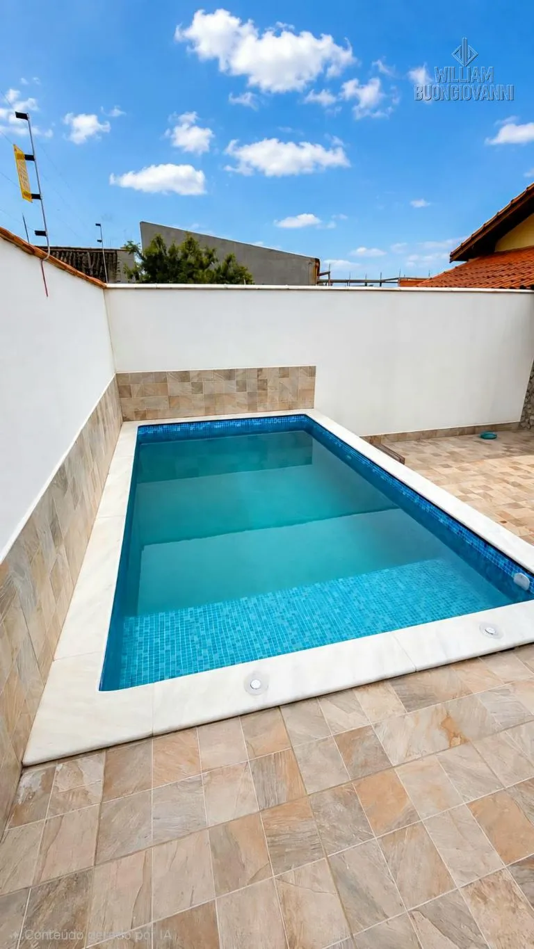 Imagem Linda casa com piscina em Itanhaém