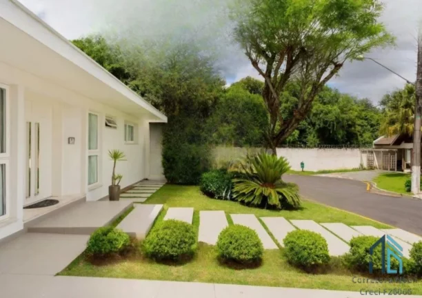 Imagem Casa em condomínio, 04 quartos sendo 03 suítes, piscina, área de lazer, em Santa Felicidade Curitiba PR