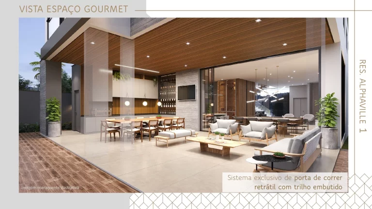 Imagem Alphaville, 4 suítes com closet, 6 vagas na garagem 500mts