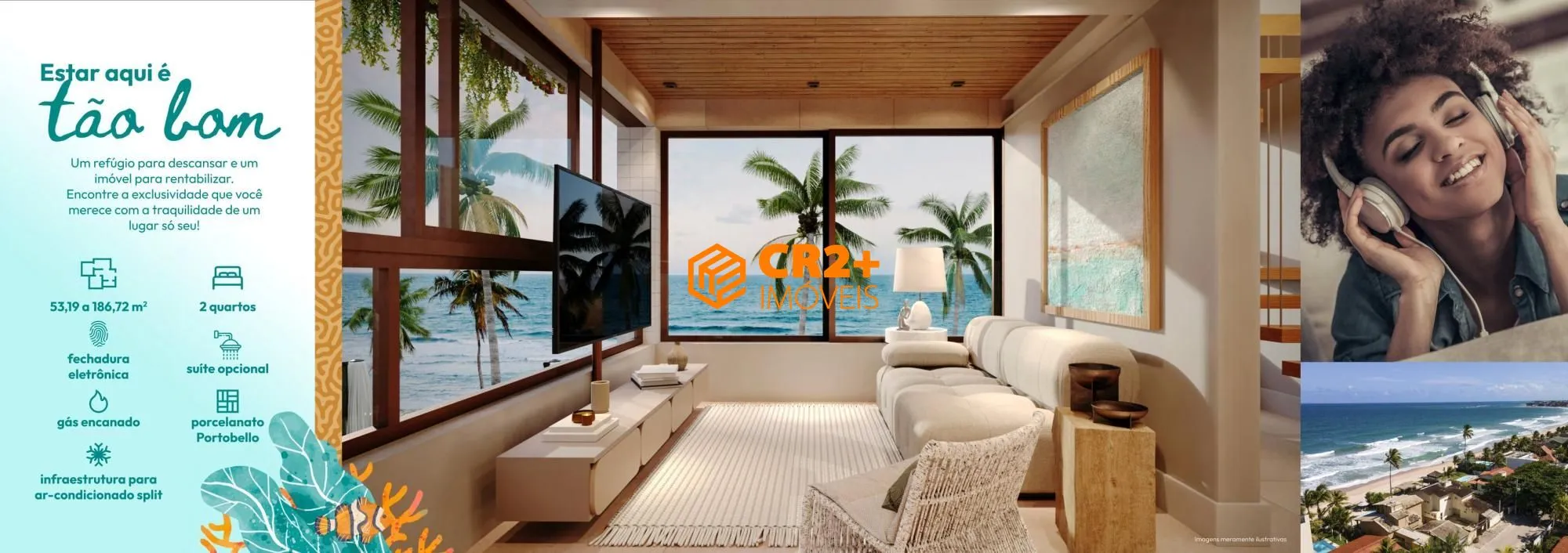 Imagem Vendoa apartameto duplex Pé na areia em Porto de Galinhas.