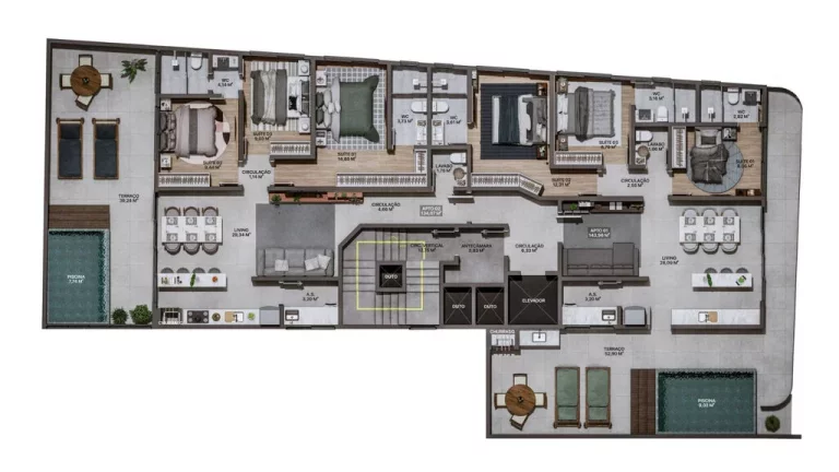 Imagem APARTAMENTO RESIDENCIAL em Itajaí - SC, Praia Brava de Itajaí