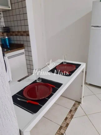 Imagem Flat disponível para locação no Condomínio Moema Top Life com 36m², 1 dormitório e 1 vaga