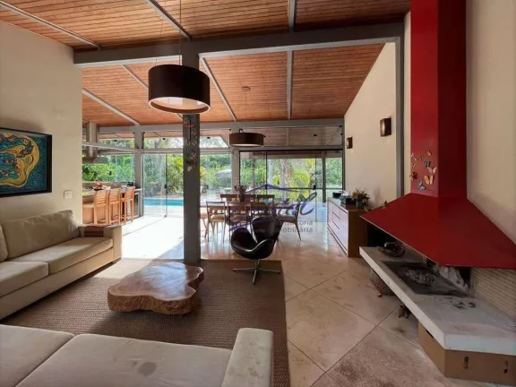 Imagem Linda casa térrea e contemporânea - Condomínio Reserva do Peroba
