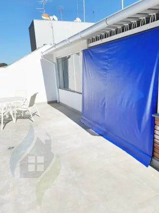 Imagem Cobertura, 2 dorms, 2 banheiros, 121 m², 1 vaga - Suisso - SBC/SP