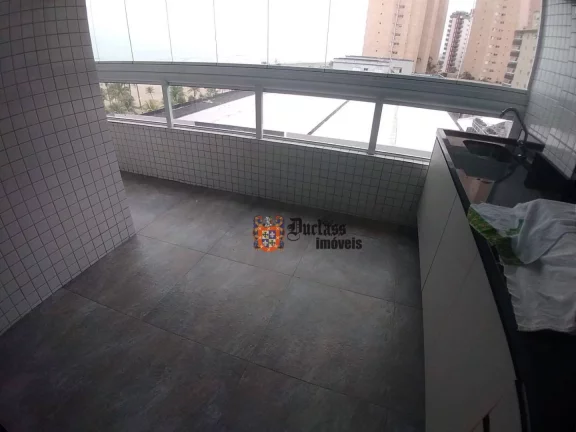 Imagem Apartamento Beira Mar com 3 dormitórios à venda, 140 m² por R$ 1.500.000 - Guilhermina - Praia Grande/SP