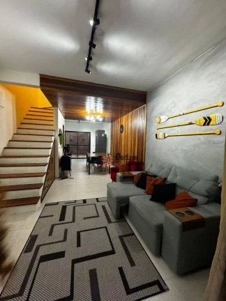 Foto do imóvel Sobrado com 2 suítes à venda, 90 m² por R$ 510.000 - Pontal de Santa Marina - Caraguatatuba/SP