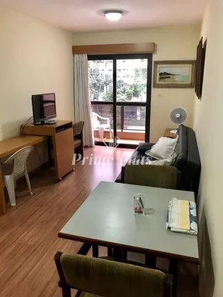 Foto do imóvel Flat disponível para venda no Flat London Residence Service no Jardim Paulista, com 45m², 1 dormitório e 1 vaga de garagem em Alameda Jaú