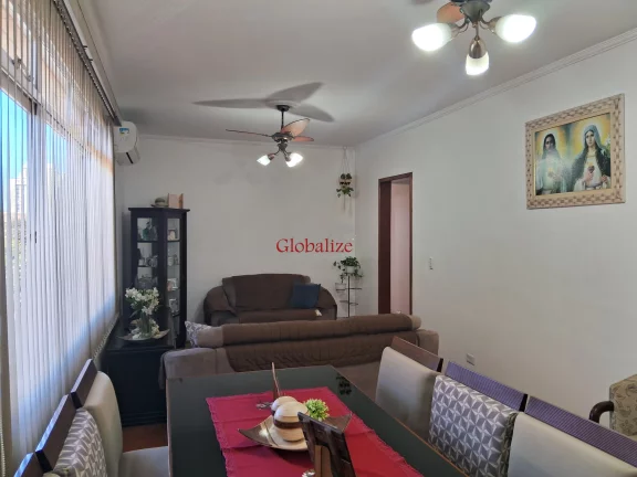 Imagem Belíssimo apartamento bem espaçoso em Santos na Aparecida com 2 dormitórios mais dependência, uma suíte e garagem fechada a venda por R$ 480.000,00