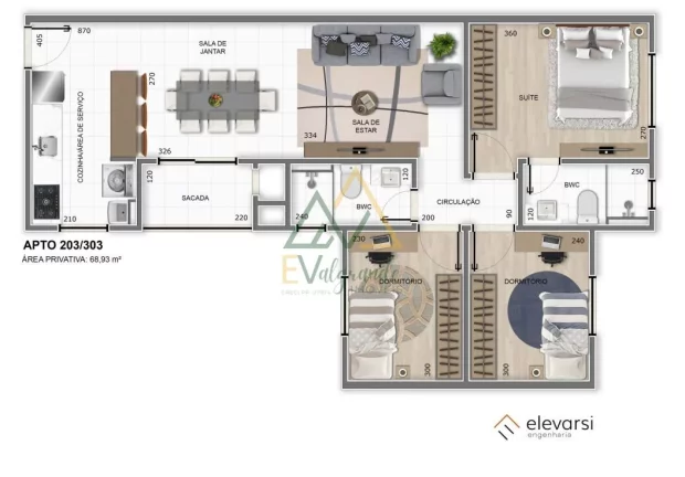Imagem Apartamento à venda Estância Pinhais Pinhais PR