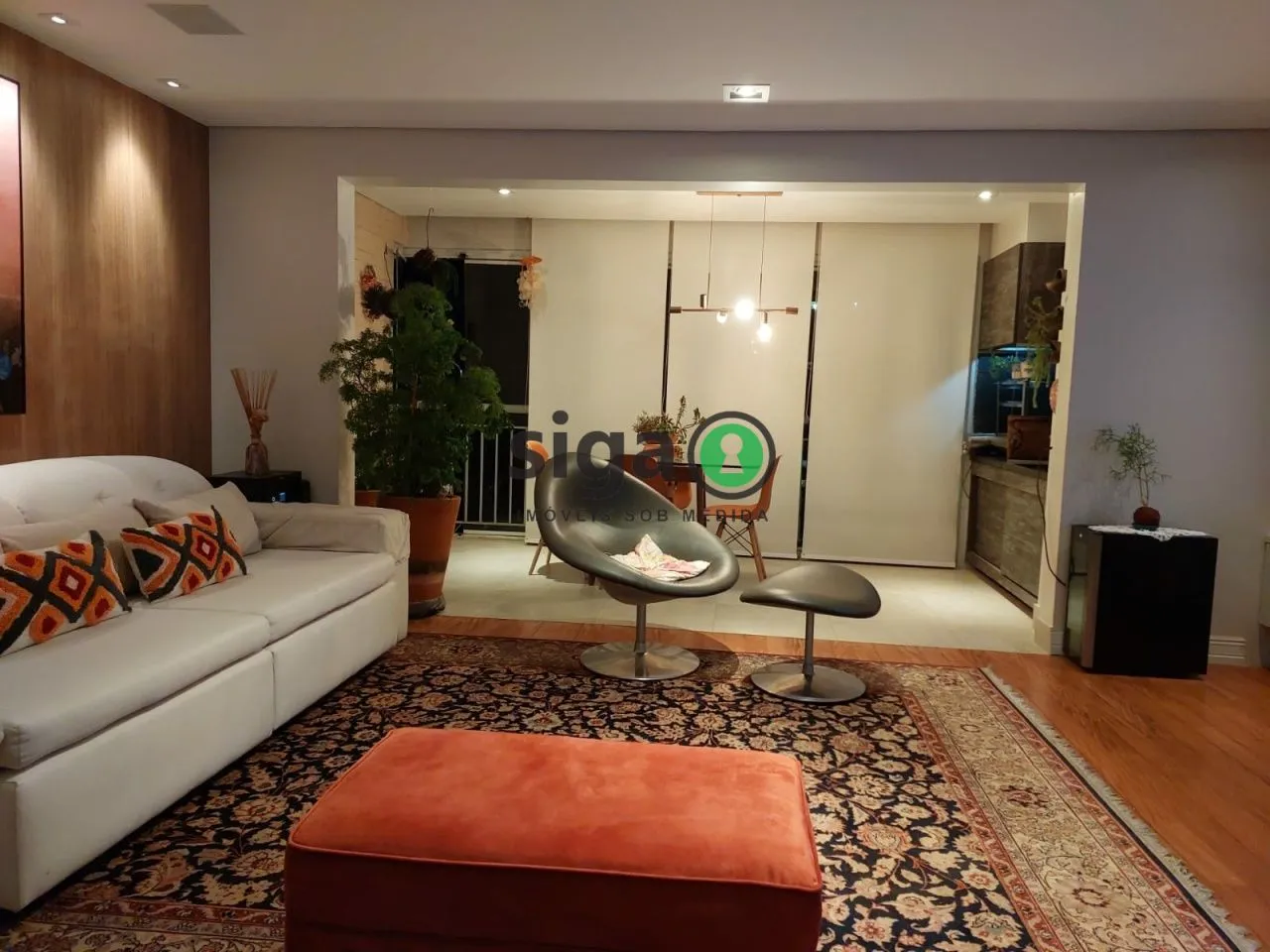 Imagem Apartamento para venda com duas suites, ambientes integrados, duas vagas de garagem e lazer completo