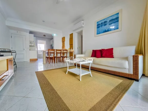 Imagem Apartamento Pé na Areia locação anual, com 3 dormitórios 113m² - Riviera de São Lourenço Bertioga SP
