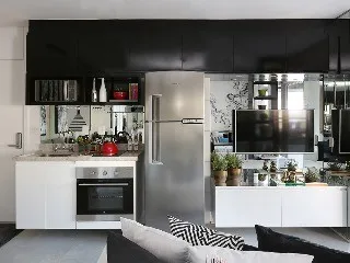 Imagem Apartamento à venda no Centro de São Bernardo do Campo-SP: 1 quarto, 1 suíte, 1 banheiro, 1 vaga de garagem - 42m². Condomínio Mondial Home.