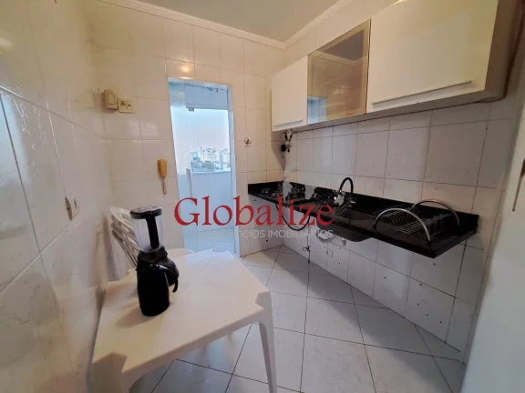 Imagem Apartamento com 60m², 1 quarto, 1 quadra da praia, elevador e portaria por R$420.000,00 na Ponta da Praia em Santos