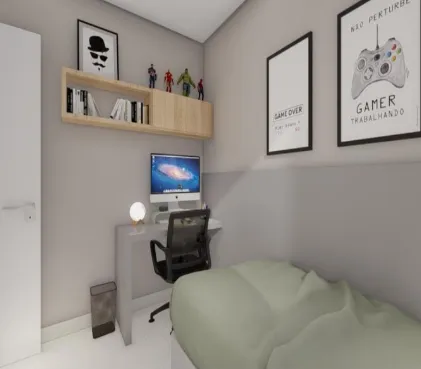 Imagem Area Privativa à Venda com 120m² - 3 Quartos sendo 1 com Suíte - 2 Vagas sob Pilotis - Elevador - Itapoã BH