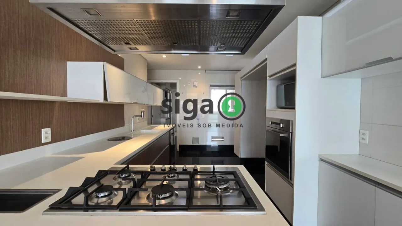 Imagem Brooklin - 198 m² - Andar Alto - 3 Suítes - Varanda Gourmet - Quadra de Tênis
