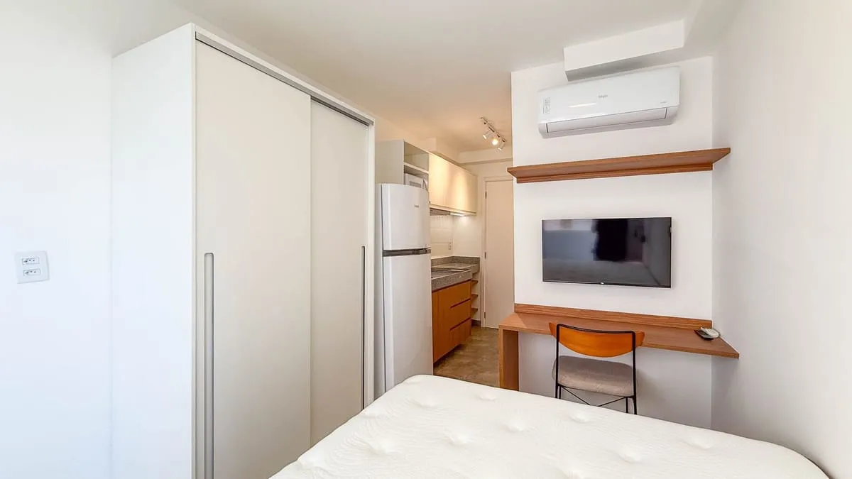 Imagem Apartamento com 1 Quarto para alugar, 17m² - Pinheiros
