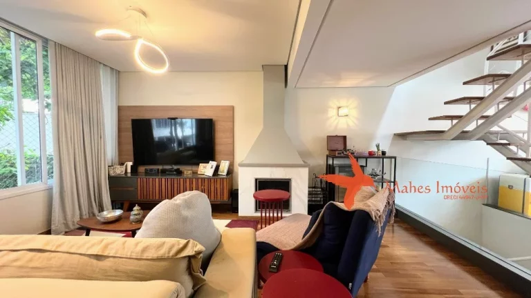 Imagem Casa em Condomínio na Vila Romana - 3 quartos, 1 suíte, 2 salas, 4 banheiros, 2 vagas - São Paulo-SP