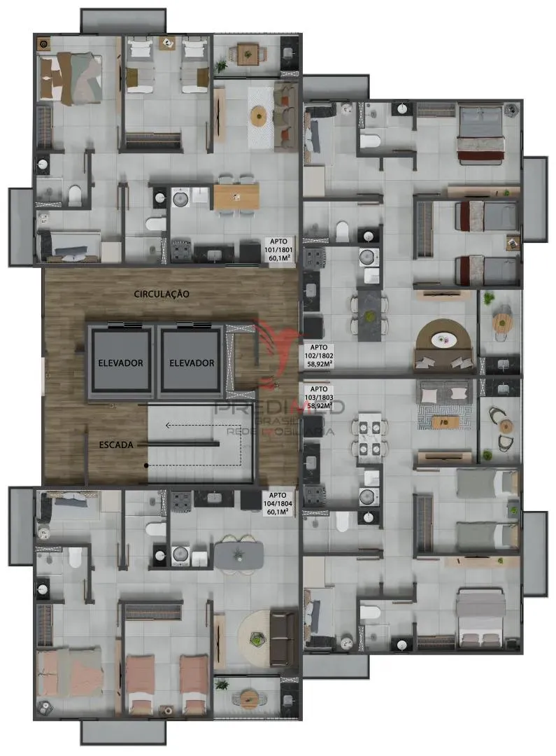 Imagem Apartamento Bessa Nascente com vista mar