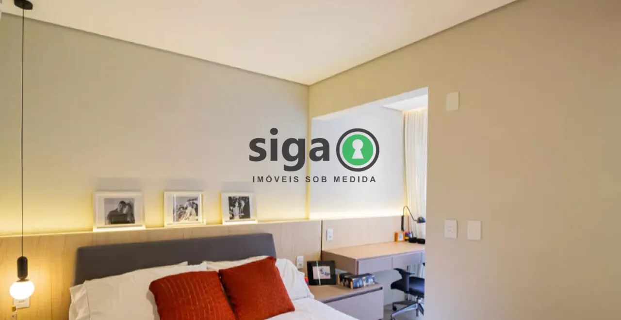 Imagem Apartamento de 141m2 à venda no Brooklin, com 03 suítes e 2 vagas