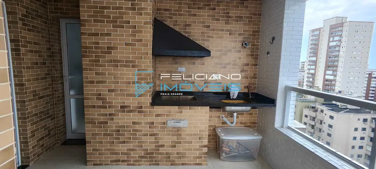 Imagem Apartamento com 2 quartos, Aviação, Praia Grande - R$ 625 mil, Cod: 6830