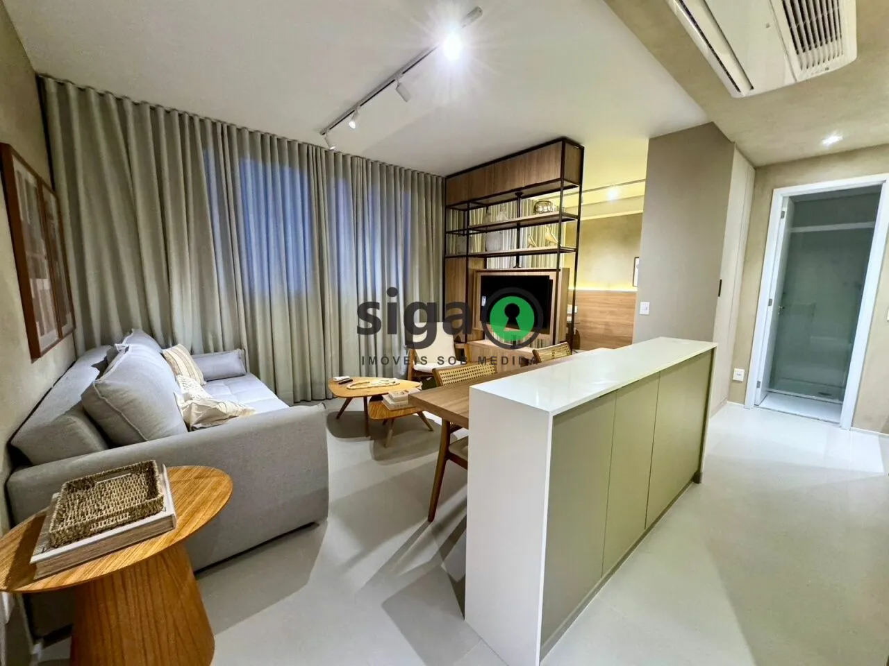 Imagem Apartamento para locação 38m² com vaga todo mobiliado localizado no eixo Berrini x Chucrizaidan.