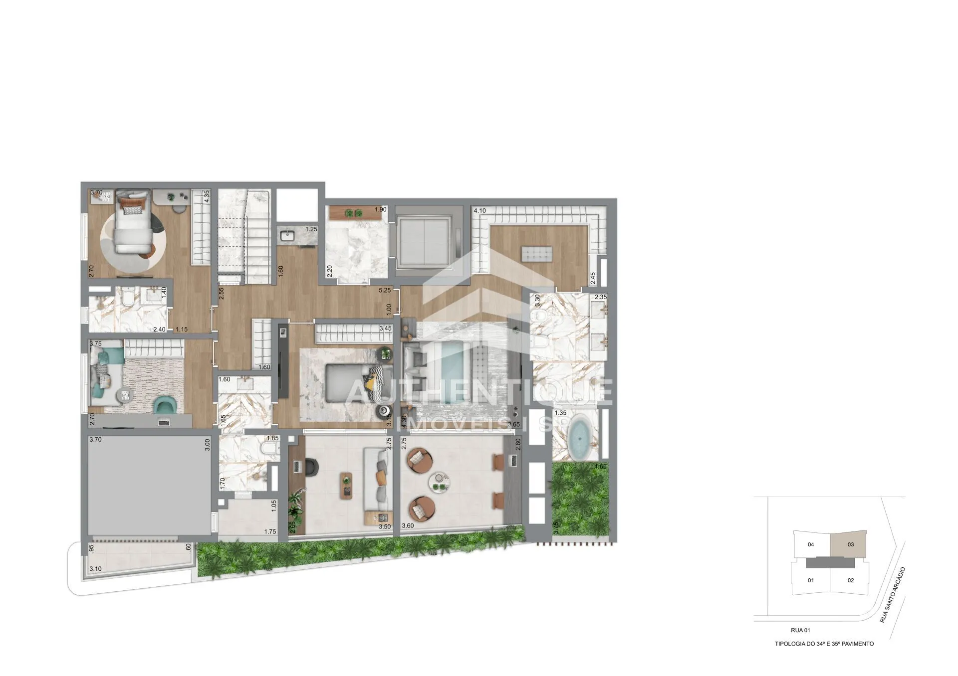 Imagem Casa Eden by YOO Brooklin - Apartamento à venda no bairro Brooklin - São Paulo/SP, Zona Sul