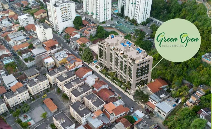 Imagem GREEN OPEN RESIDENCIAL: O NOVO PADRÃO DE MORADIA EM NITERÓI GPCON · Entrega Outubro de 2028 1. APRESENTAÇÃO O Green Open Residencial representa uma nova geração de empreendimentos