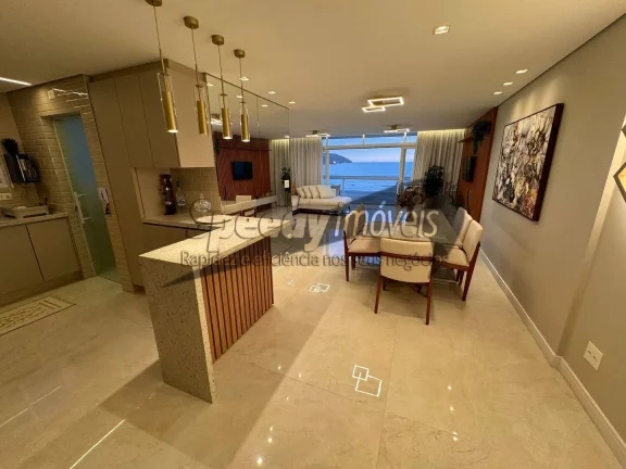 Imagem Apartamento em Santos, na orla da praia com vista mar