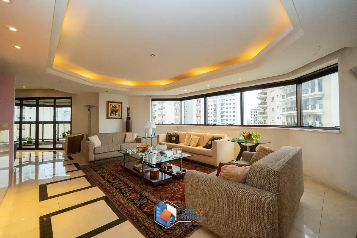 Imagem Apartamento para venda em Campo Belo com 3 quartos, sendo 3 suítes, 277m²