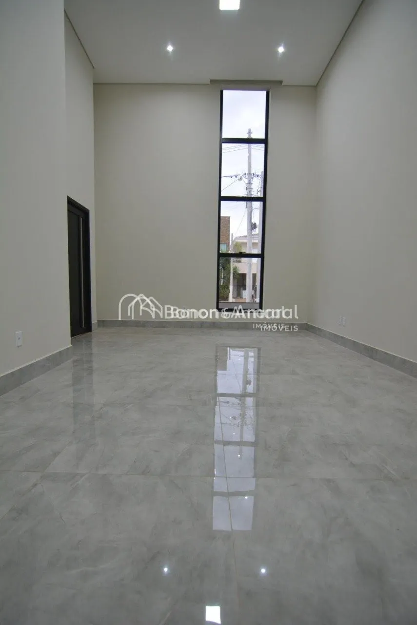 Imagem Casa térrea nova de 3 suítes à venda no Condomínio Reserva Real - Paulínia/SP.