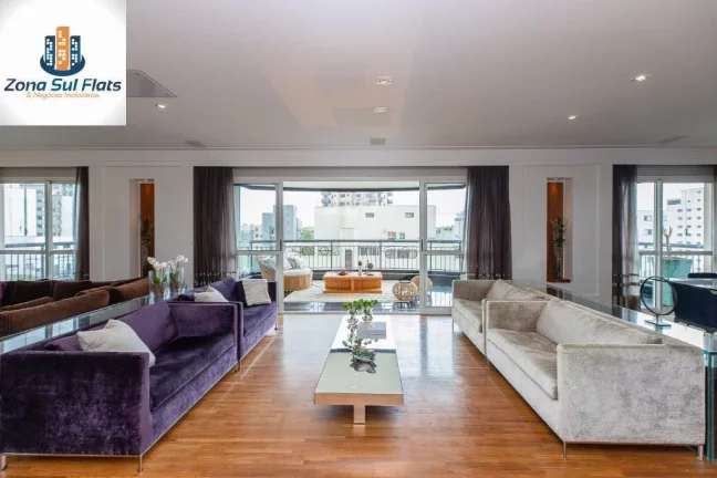 Foto do imóvel Apartamento Alto Padrão à Venda Em Moema Com 4 Suítes e 5 Vagas em ALAMEDA DOS TUPINIQUINS