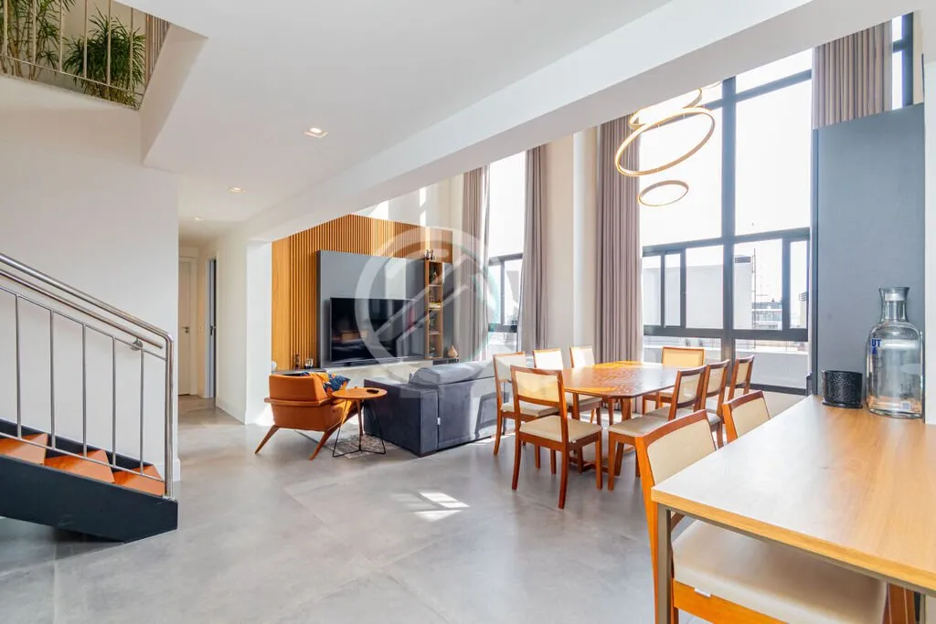 Imagem Apartamento Duplex de luxo de 182 m², 3 dormitórios sendo 2 amplas suítes e 3 vagas de garagem no...