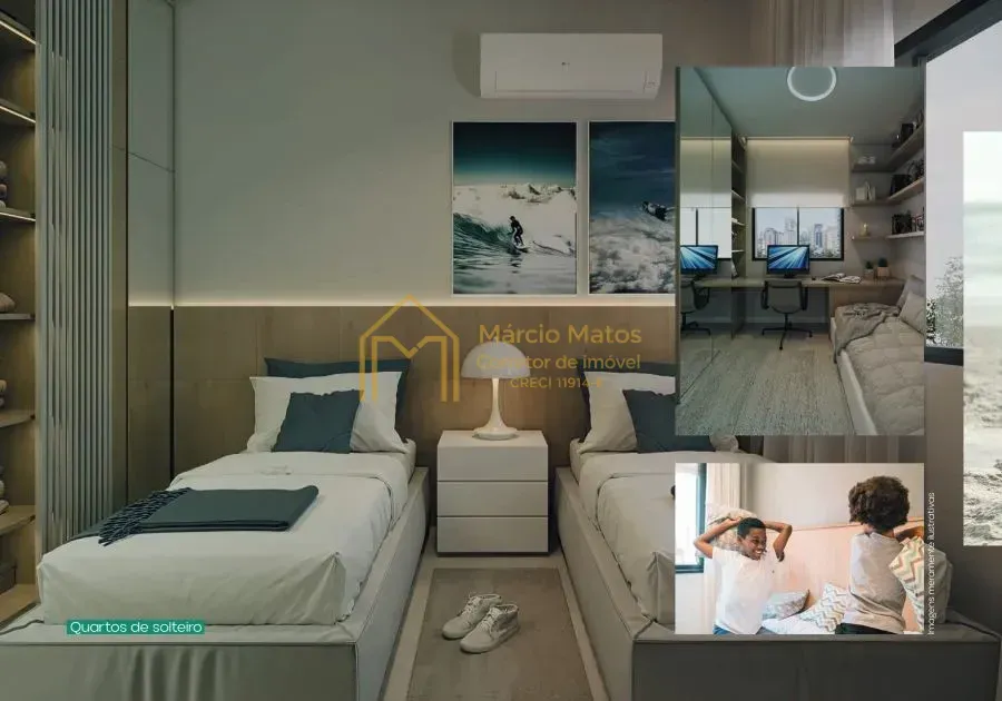Imagem Vendo Apartamento 3 quartos em Guriri