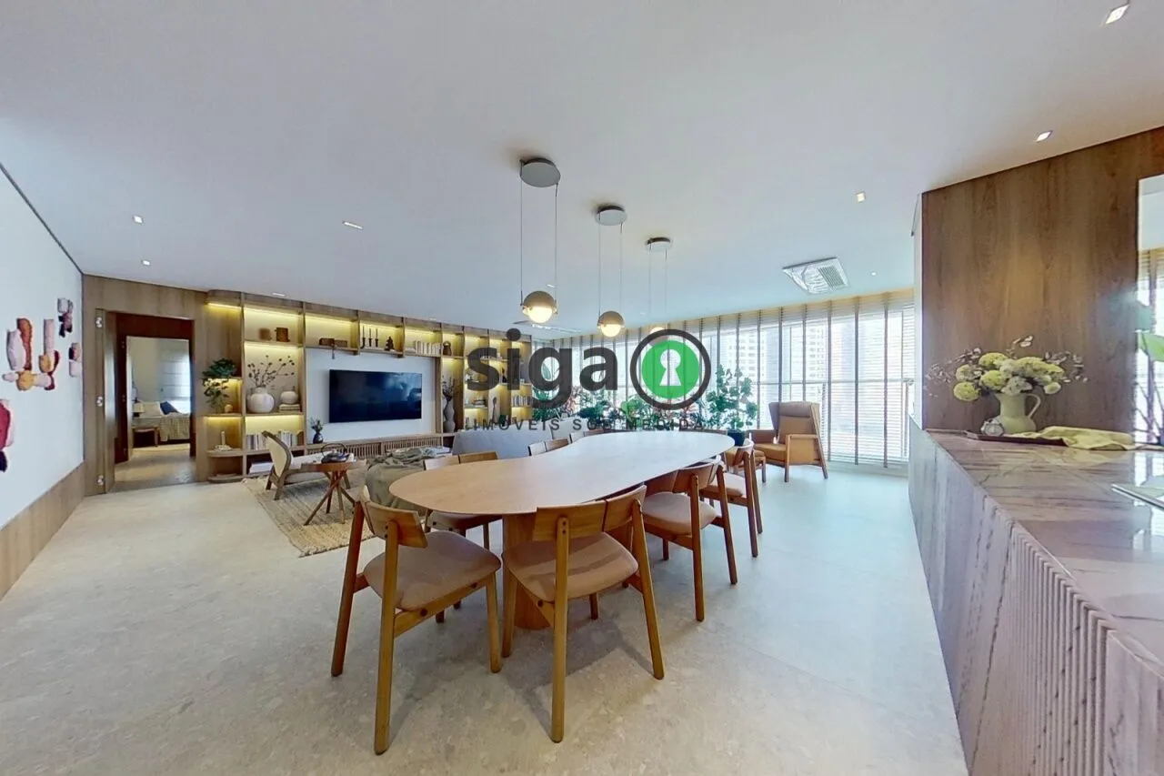 Foto do imóvel Apartamento à venda no Brooklin, 168m², 4 dts sendo 2 suítes, lazer completo