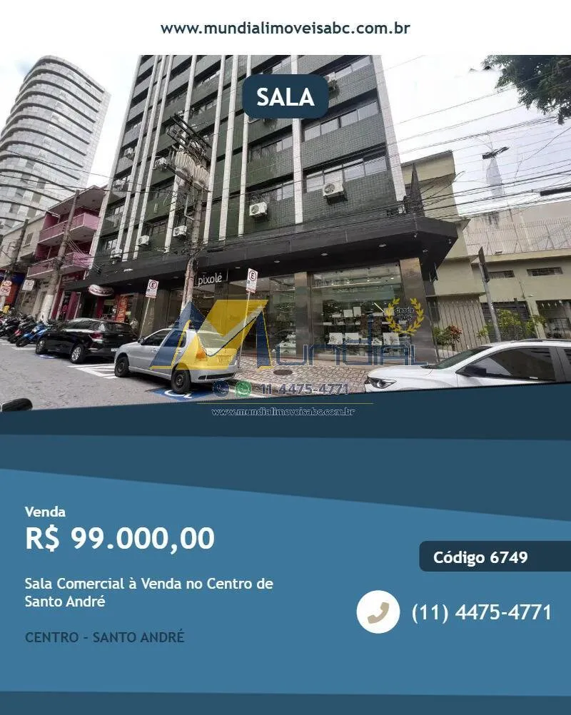 Foto do imóvel Sala Comercial à Venda no Centro de Santo André