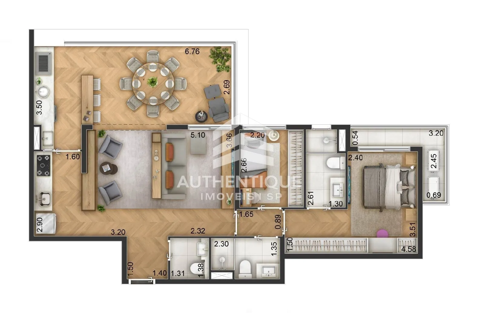 Imagem ARCH BOA VISTA - ALTO DA BOA VISTA - Apartamento à venda no bairro Alto da Boa Vista - São Paulo/SP, Zona Sul
