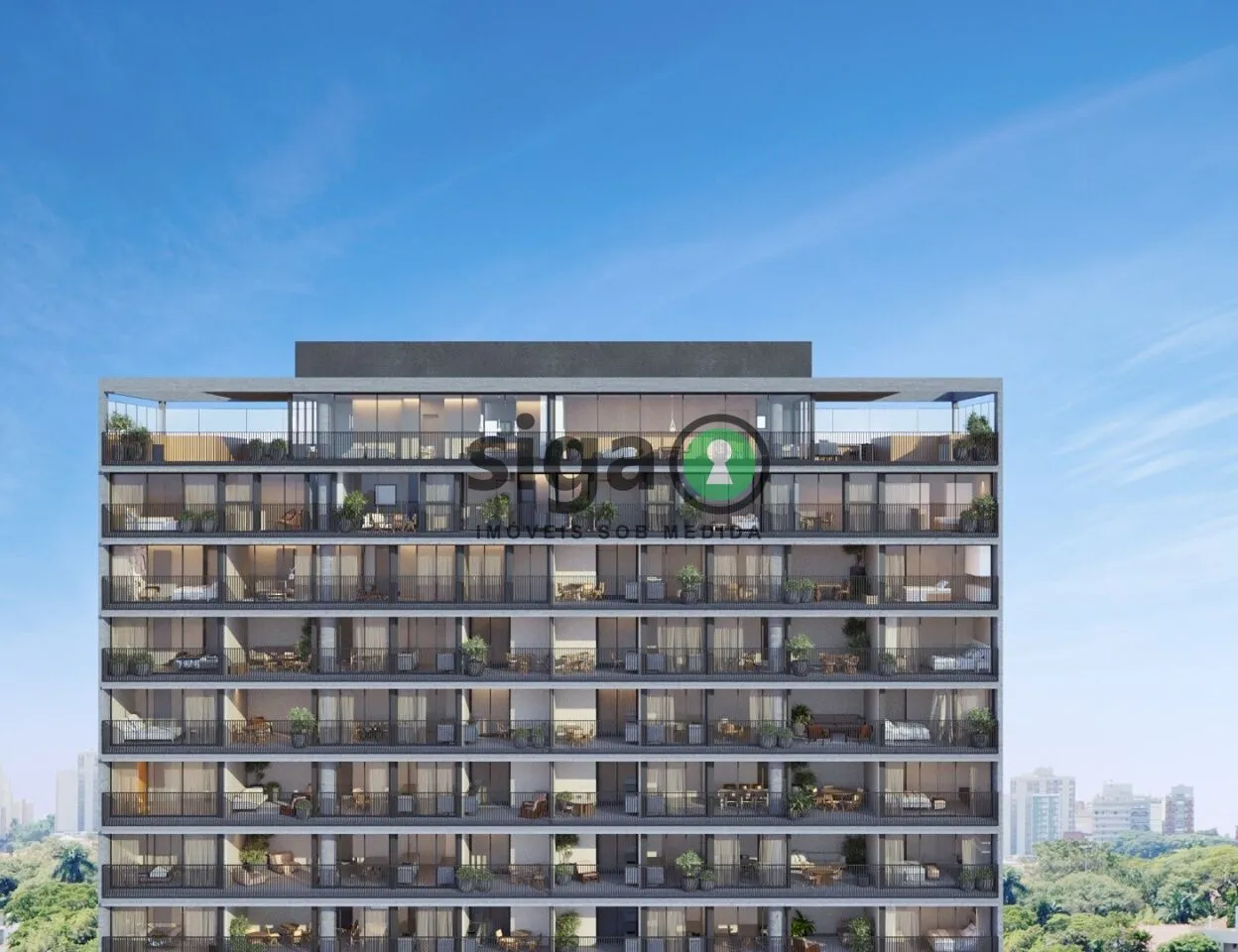 Imagem Apartamento de 148m² em localização privilegiada na Vila Madalena com vista permanente