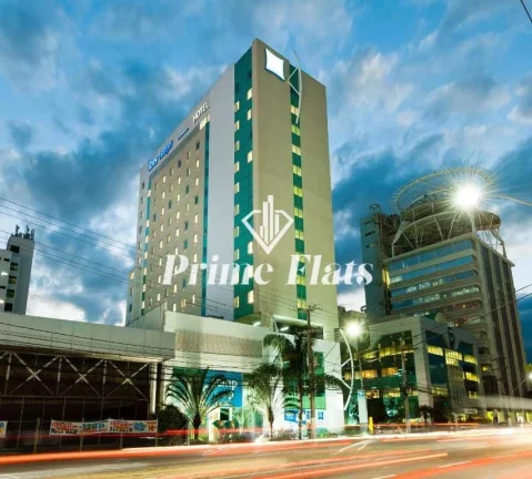 Imagem Flat disponível para venda no Ibis Budget Vitoria, com 18m², 1 dormitório e 1 vaga de garagem