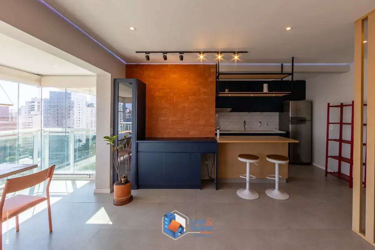 Imagem Apartamento para venda em Campo Belo com 1 quarto, sendo 1 suíte, 60m²