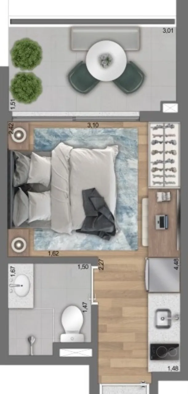 Imagem STUDIO RESIDENCIAL em São Paulo - SP, Paraíso