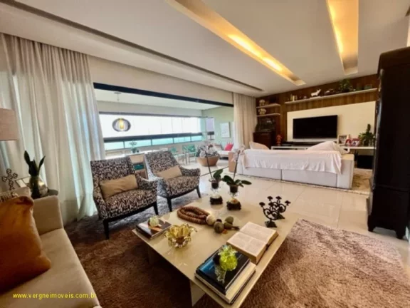 Imagem Apartamento Alto Padrão com Vista Mar ? 4 Suítes em Patamares | 198m² | Varanda Gourmet | 3 Vagas