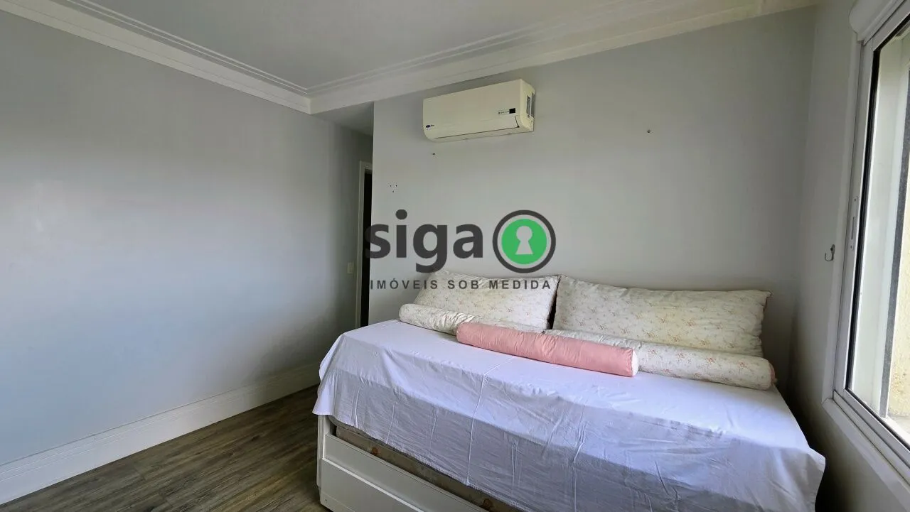 Imagem Apartamento alto padrão de 223 m2 para locação, mobiliado, com 4 quartos e 4 vagas na Vila Andrade