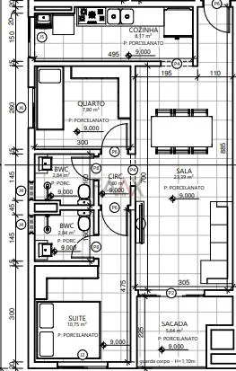 Imagem Apartamento com 2 dormitórios à venda, SANTANA, GUARAPUAVA - PR