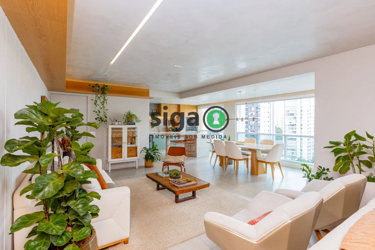 Imagem Apartamento alto padrão no Campo Belo, 161m², 3 suítes, condomínio clube