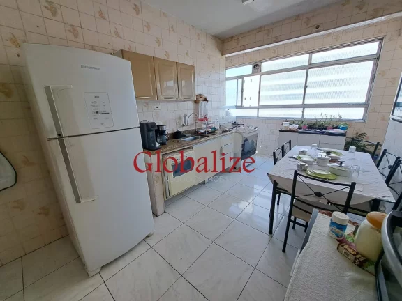 Imagem Apartamento à venda com 147m², 3 quartos, suite, dependência, vaga e elevador por R$665.000,00 no Gonzaga em Santos