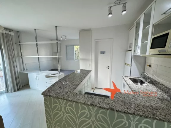 Imagem Apartamento à venda ou aluguel em Pinheiros, São Paulo-SP: 1 quarto, 1 sala, 1 banheiro, 1 vaga de garagem, 30m².