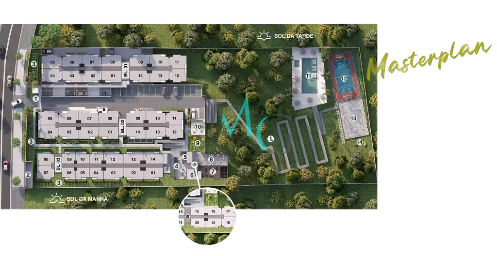 Imagem Garden à venda 1 Quarto 35.1M² Freguesia (Jacarepaguá) Rio de Janeiro - RJ | Vitale Park