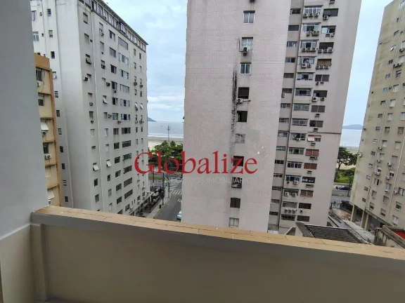 Imagem KITNET R$320.000,00, 37M², 01 QUARTO , SALA COM SACADA FRENTE, VISTA MAR, ELEVADOR, 01 VAGA COLETIVA E EXCELENTE LOCALIZAÇÃO