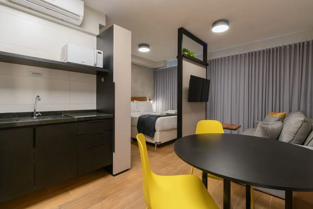 Imagem Apartamento com 1 Quarto para alugar, 24m² - Jardim São Paulo